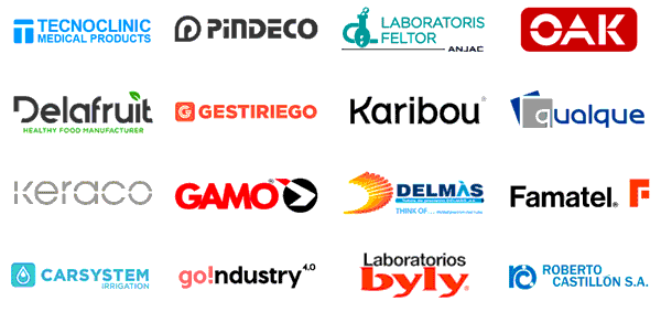Logotipos de algunos clientes